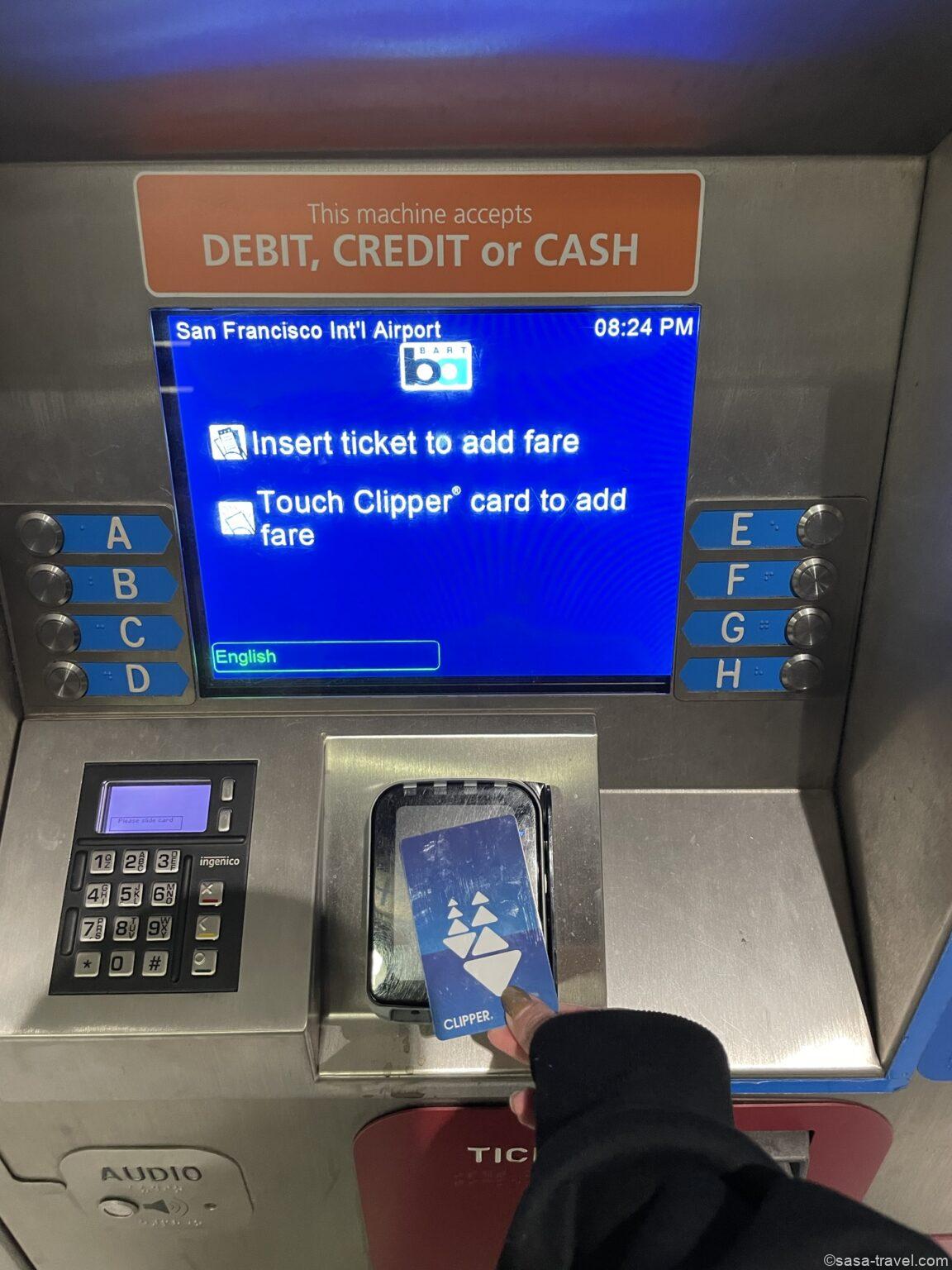 Clipper Card Machine 【2026年最新版】Clipper Cardとは?サンフランシスコ旅行での買い方・使い方・スマホ設定まで完全ガイド(画像で説明) - さやの旅行記